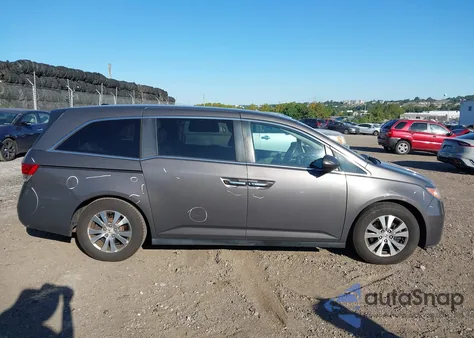 2014 Honda Odyssey Ex-L z USA, uszkodzony, nr VIN 5FNRL5H69EB008255